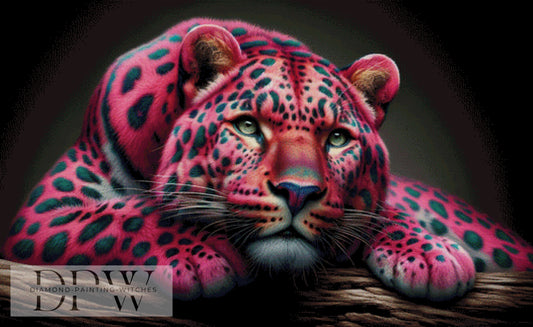 Red Leo by DIYnamite 130x80cm mit 250 Farben DPW-1633