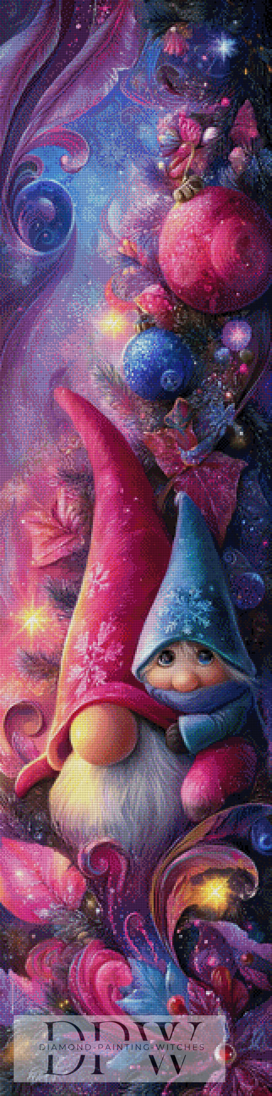 Weihnachtswichtel by Elly_A.I, 40x160cm mit 270 Farben DPW-1645