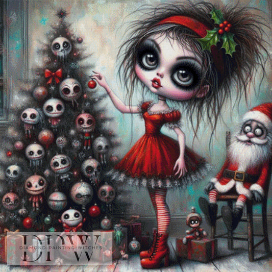 Casalla Christmas by Casalla Vendetta, 90x90cm mit 240 Farben DPW-1657