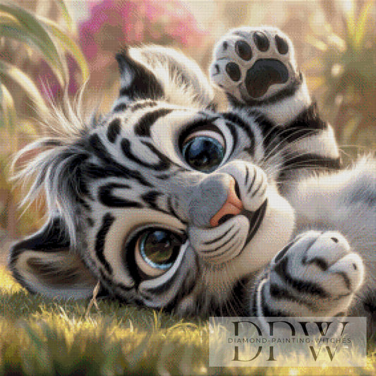 Spielzeit by Sweet_Loco_AI 70x70cm mit 175 Farben DPW-1776