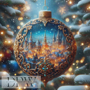 CreatiVart作「クリスマス・シティ」、90x90m、240色