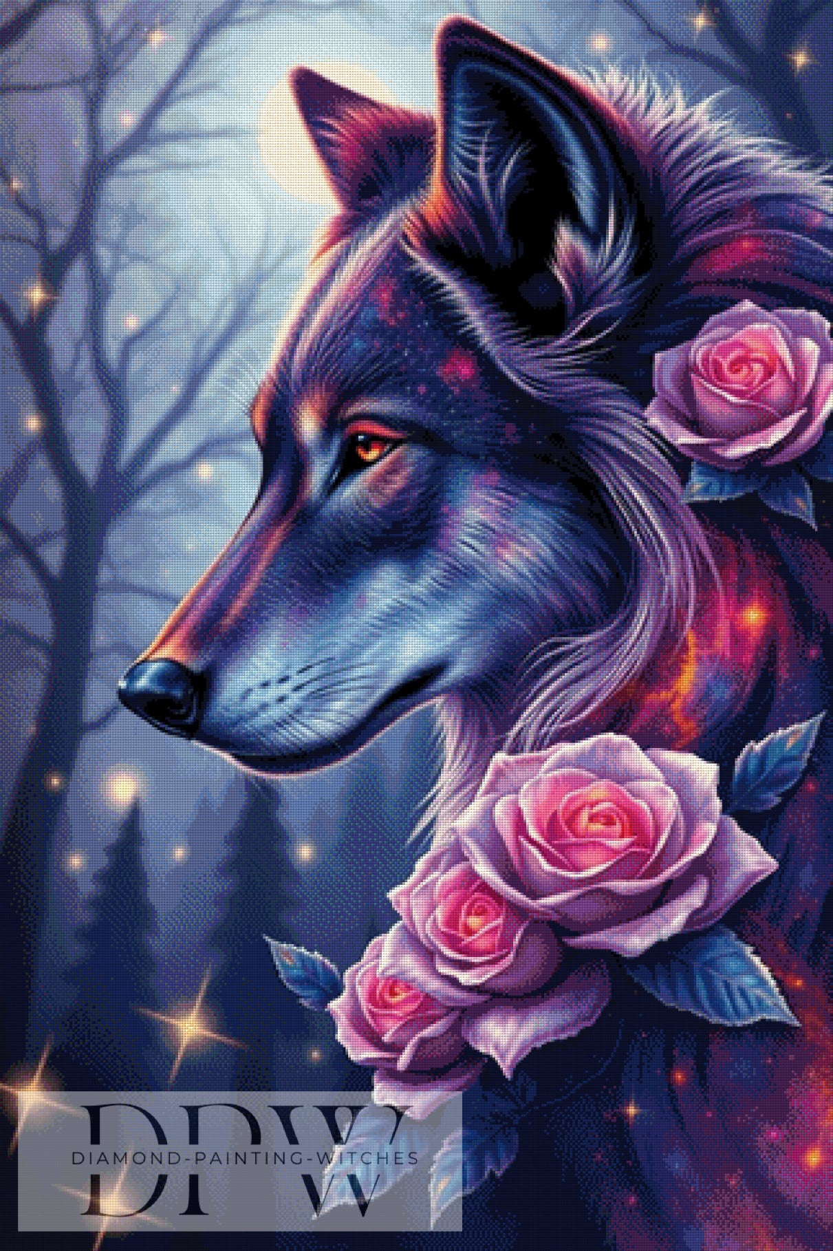 Galaxy Wolf by Casalla Vendetta, mit 210 Farben