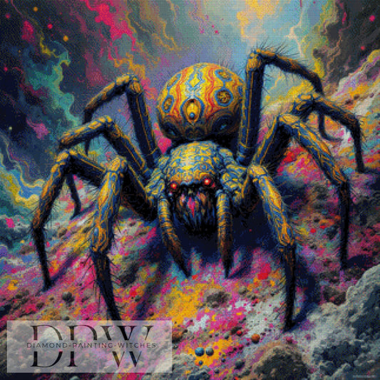 Spider by QN 80x80cm mit 280 Farben DPW-1802