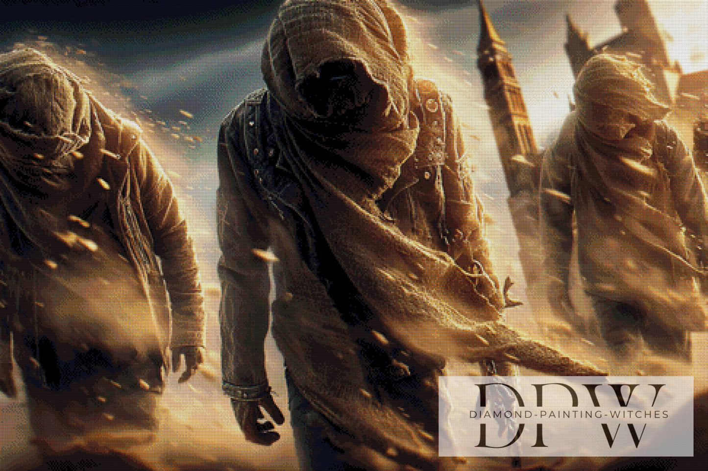 Desert walker by Pixxel Pics 120x80cm mit 150 Farben  DPW-1807