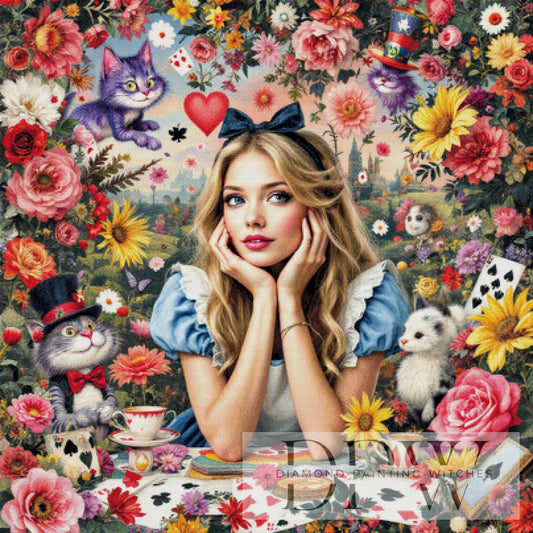 Crazy Wimmelworld by QN 100x100cm mit 370 Farben DPW-1821