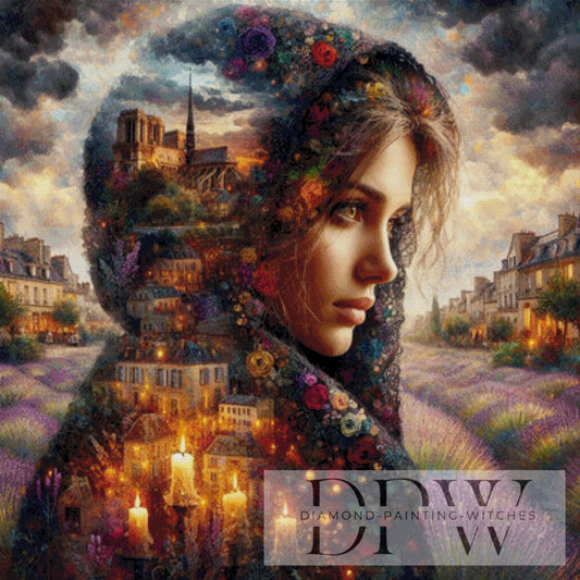 Dream Yourself by CreatiVart, 100x100cm mit 250 Farben DPW-1830