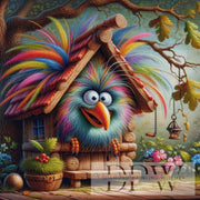 Vogel aus dem Häuschen by CreatiVart, mit 370 Farben