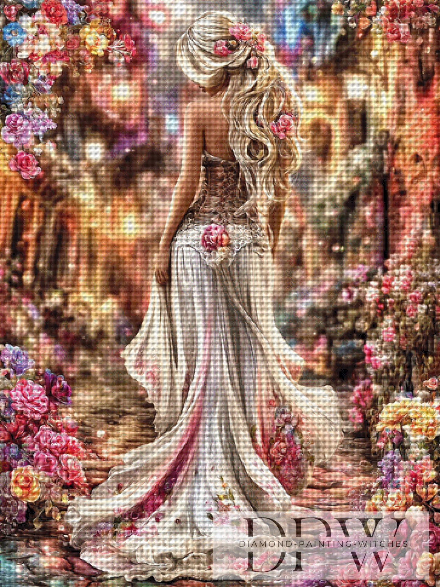 Floral Reverie by CreatiVart 90x120cm mit 333 Farben DPW-1867
