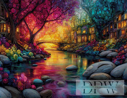 Blubberbach by Artifey 110x85cm mit 320 Farben DPW-1874