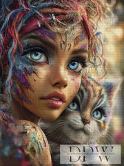 Caro mit Schnucki by CreatiVart mit 240 Farben