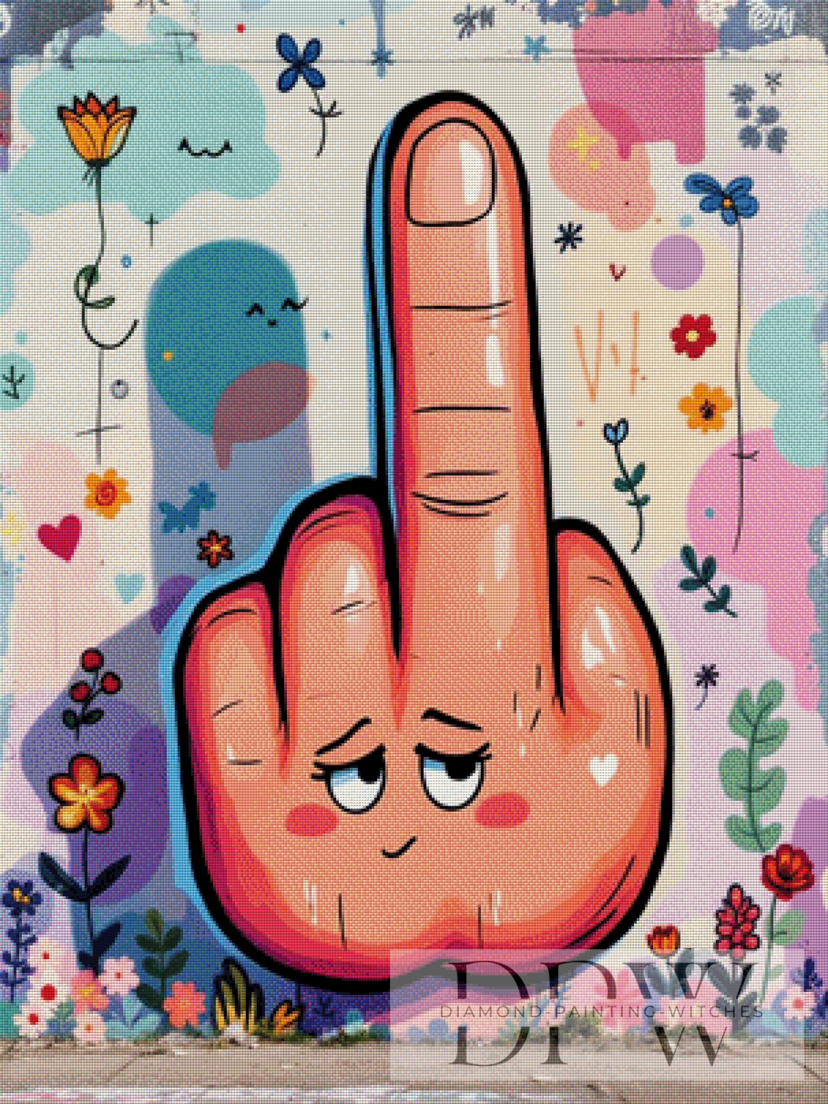 Fuck you by QN mit 350 Farben DPW_1917