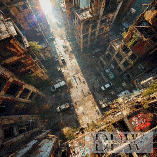 Lost City by QN 100x100 240cm mit 240 Farben DPW-1919