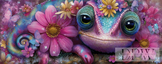 Flowerexxi by Elly_A.I. 150x60cm mit 310 Farben DPW-1922