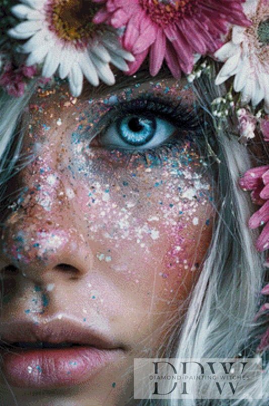 Glitter Gwendoline by Sunshine 60x90cm mit 200 Farben DPW-195