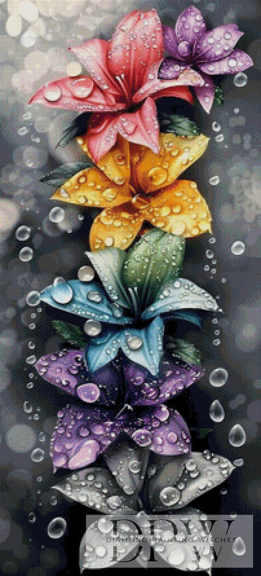 Blütenglanz by theA.art 50x110cm mit 280 Farben DPW-2003