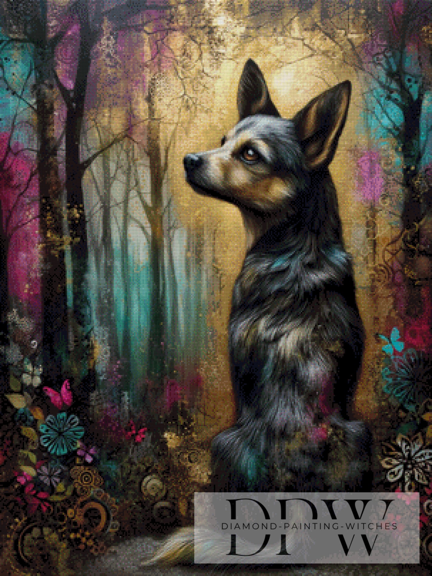 Im Zauberwald by Elly_A.I 75x100cm mit 200 Farben DPW-2025