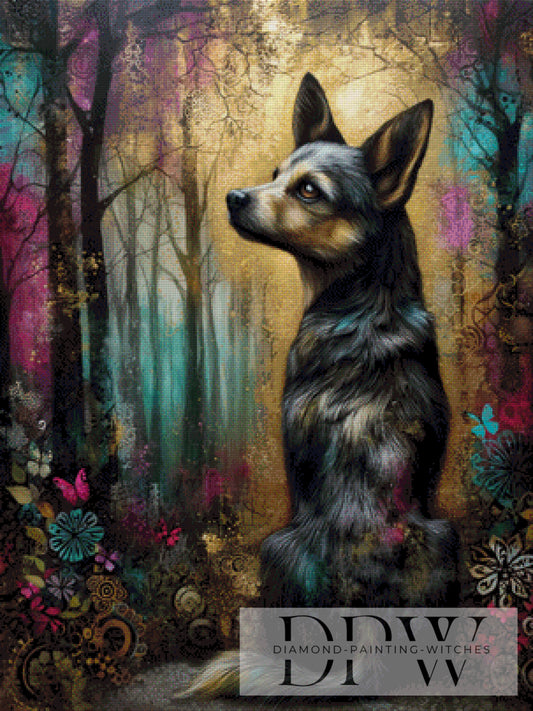 Im Zauberwald by Elly_A.I 75x100cm mit 200 Farben DPW-2025