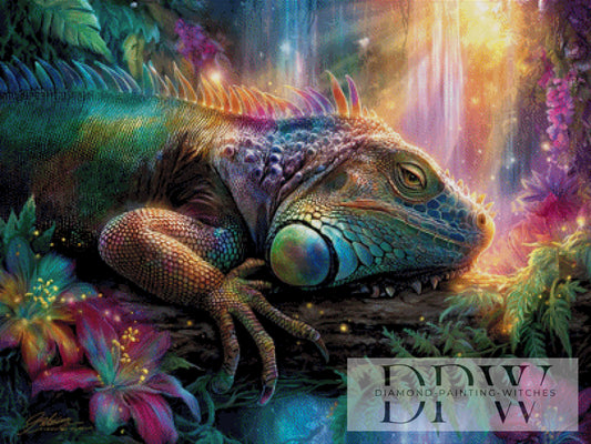 Leguan by Elly_A.I 100x75cm mit 360 Farben DPW-2030