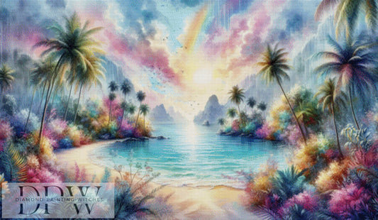Bunte Oase by Artifey, 120x70cm mit 300 Farben DPW-2058