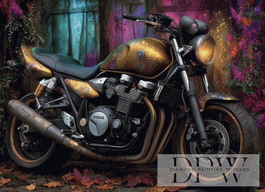 Mickys Bike by Elly_A.I 110x80cm mit 225 Farben DPW-2071