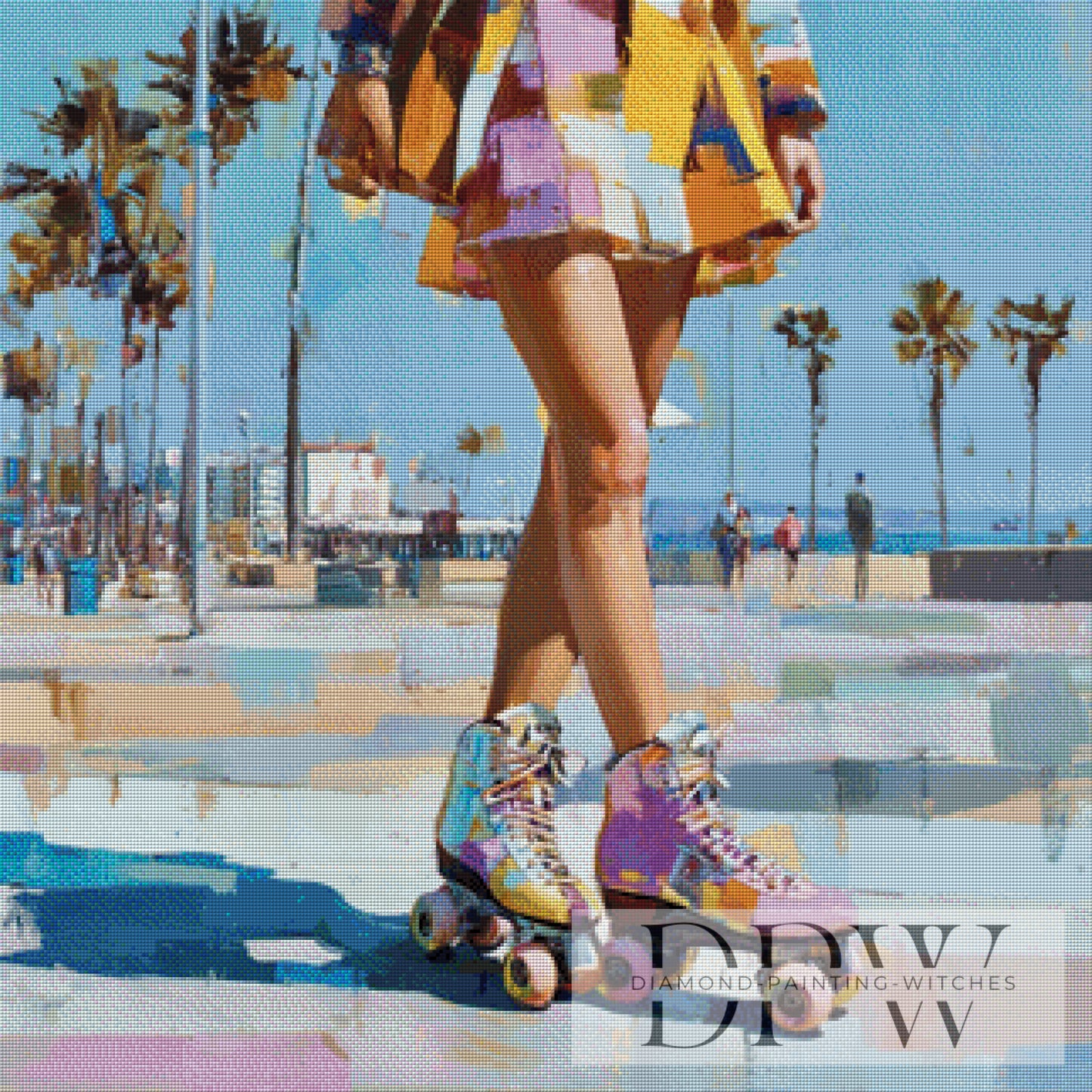 Fancy LA Girl by Luna 80x80cm mit 270 Farben DPW-2072