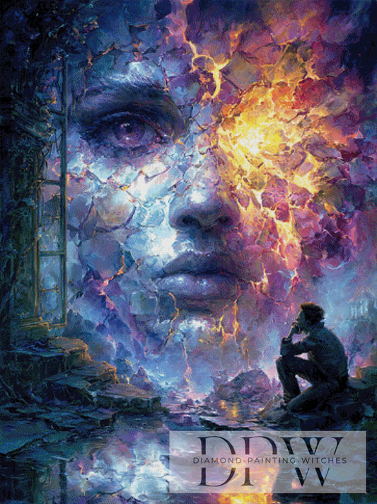 Auf der anderen Seite by Artifey, 90x120cm mit 260 Farben DPW-2078