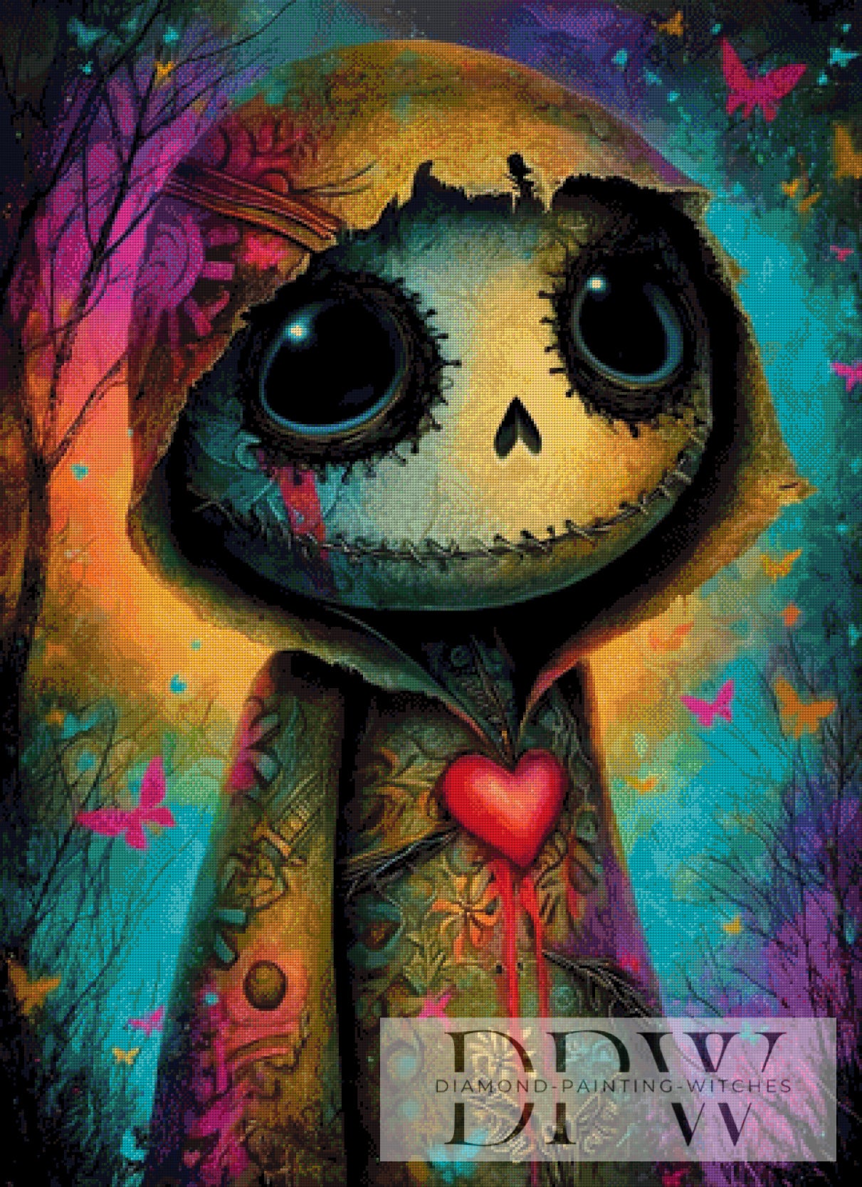 Lucy by Morrigan 80x110cm mit 270 Farben DPW-2087