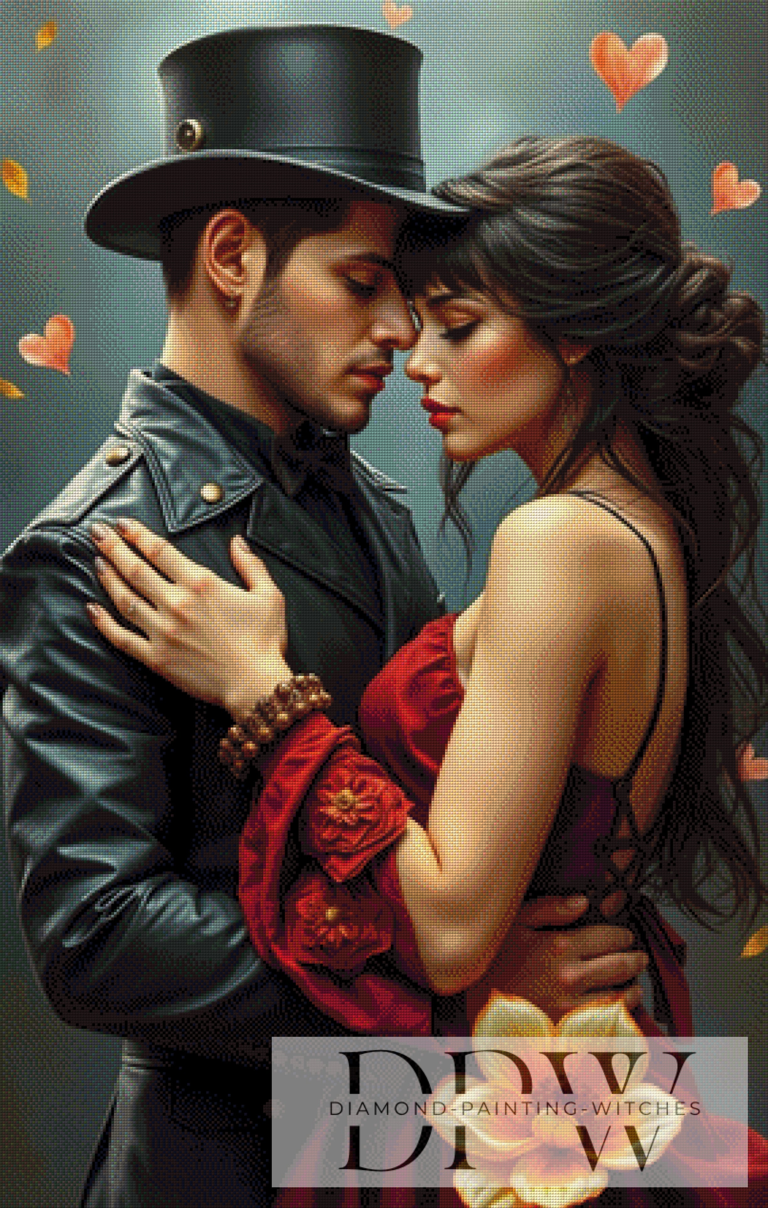 Dancing Couple by Casalla Vendetta, mit 200 Farben
