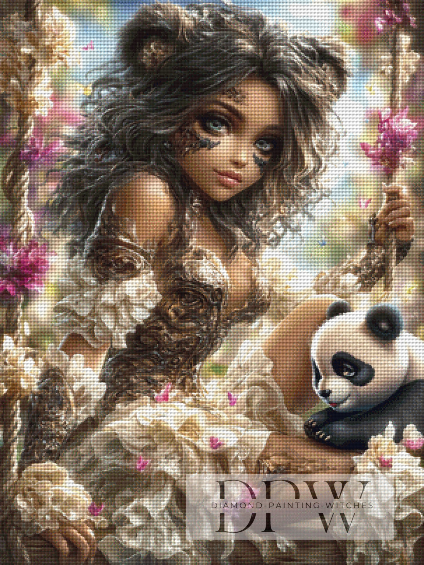 Schaukeln mit Ailu by Sweet_Loco_AI 75x100cm mit 210 Farben DPW-2145