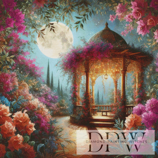 Romantic Landscape by CreatiVart, 100x100cm mit 300 Farben DPW-2111