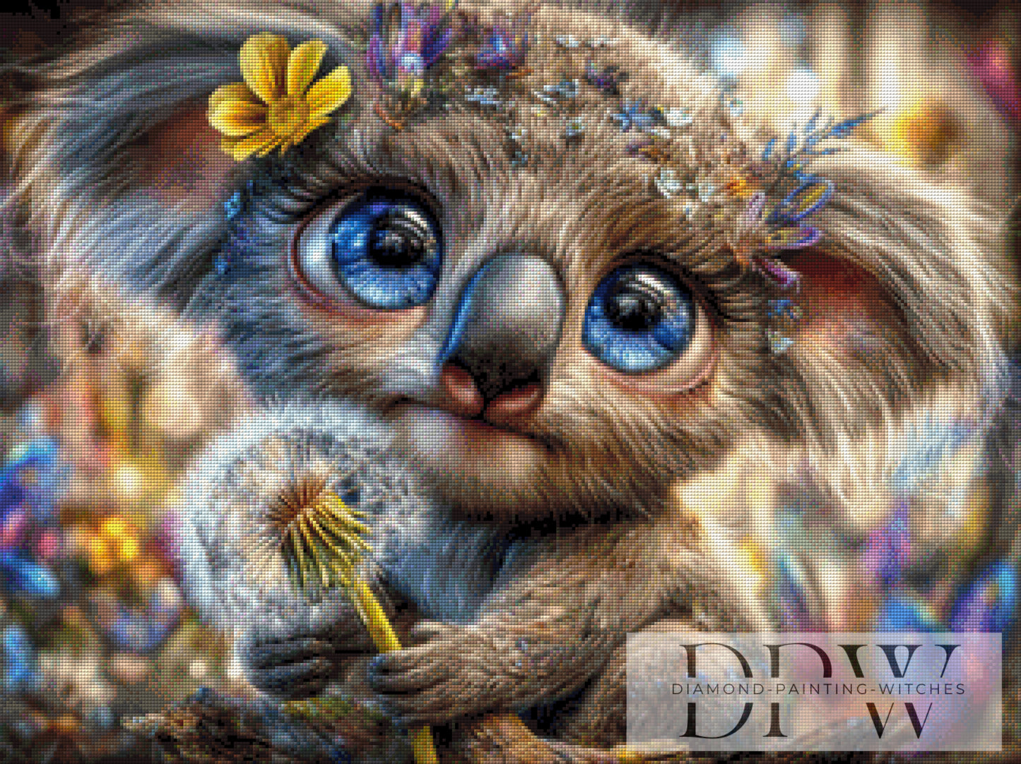 Pusti Koala by CreatiVart 80x60cm mit 250 Farben DPW-2119