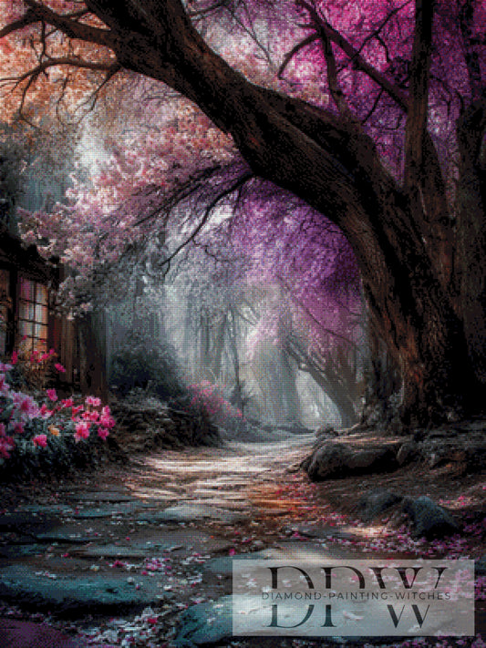 Wanderweg by Elly_A.I  75x100cm mit 185 Farben DPW-2127