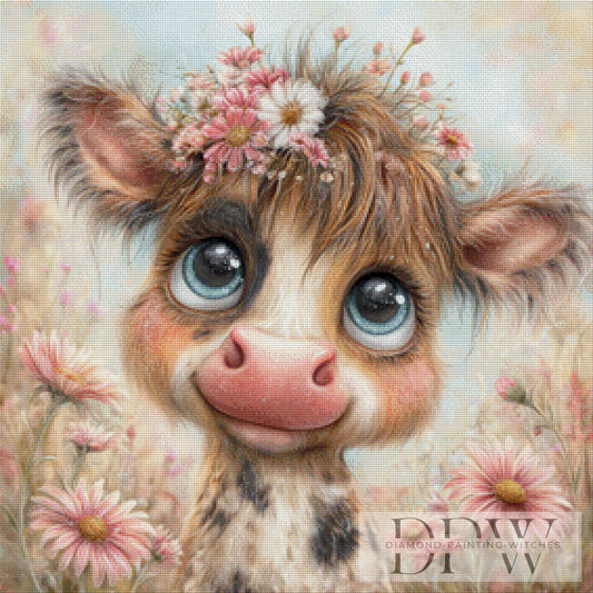 Elfie by Lisa Morgan 70x70cm mit 180 Farben DPW-2150