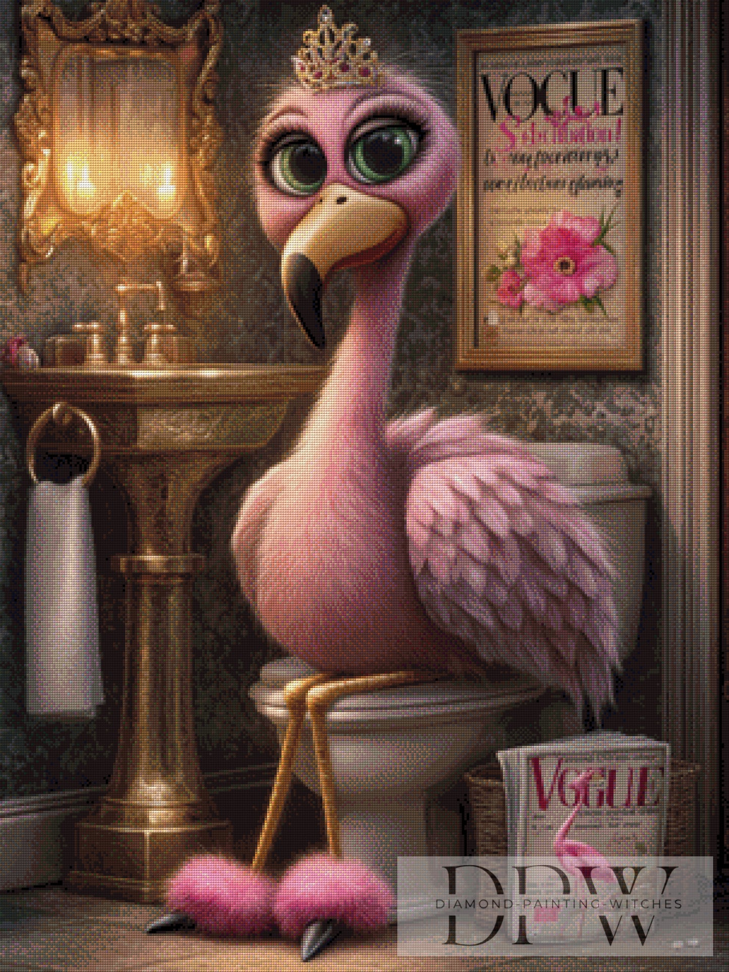 Fashion Florence by Elly_A.I. 75x100cm mit 190 Farben DPW-2181