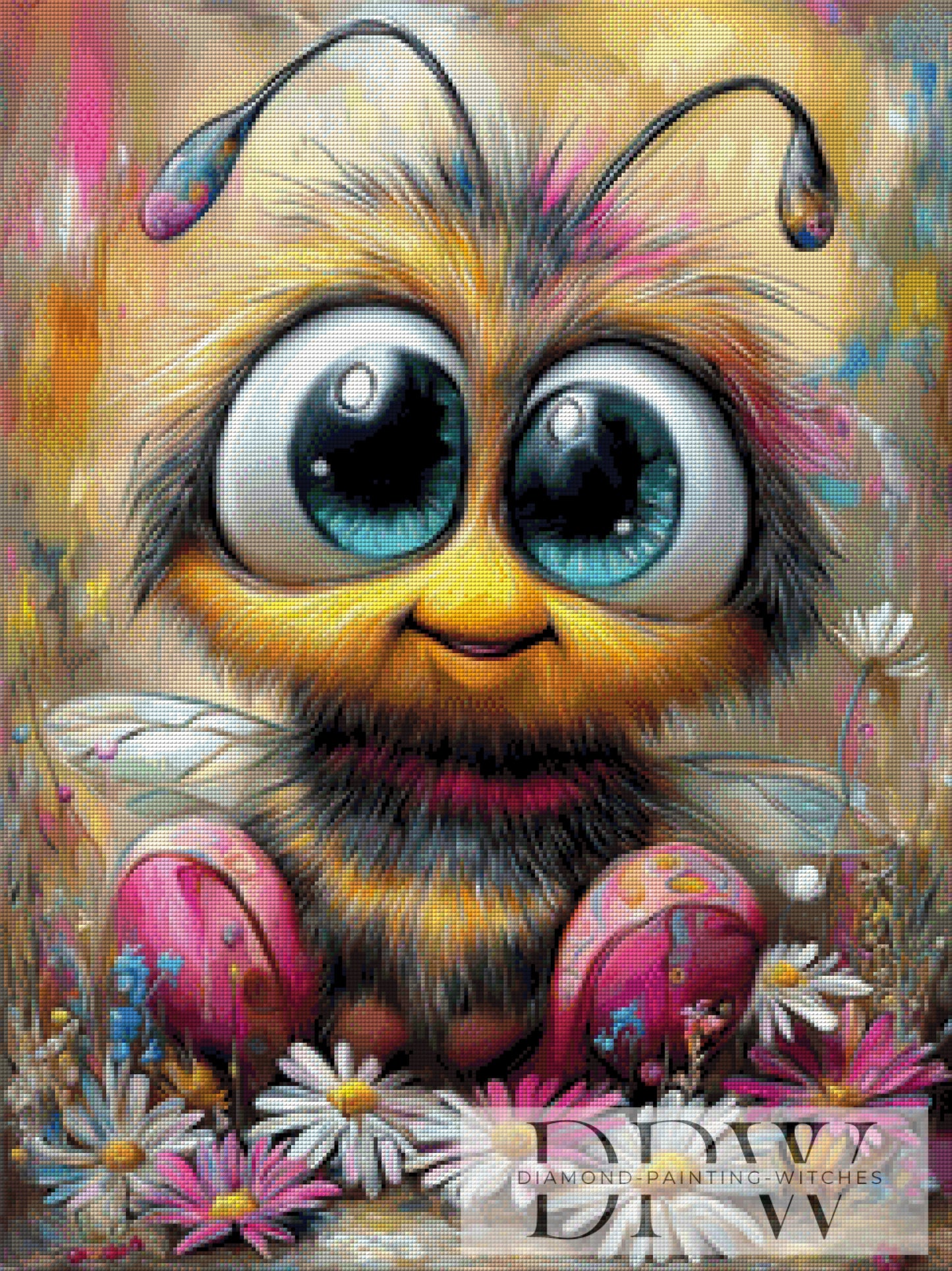 Berta die kleine Biene by CleoDora 60x80cm mit 270 Farben DPW-2189