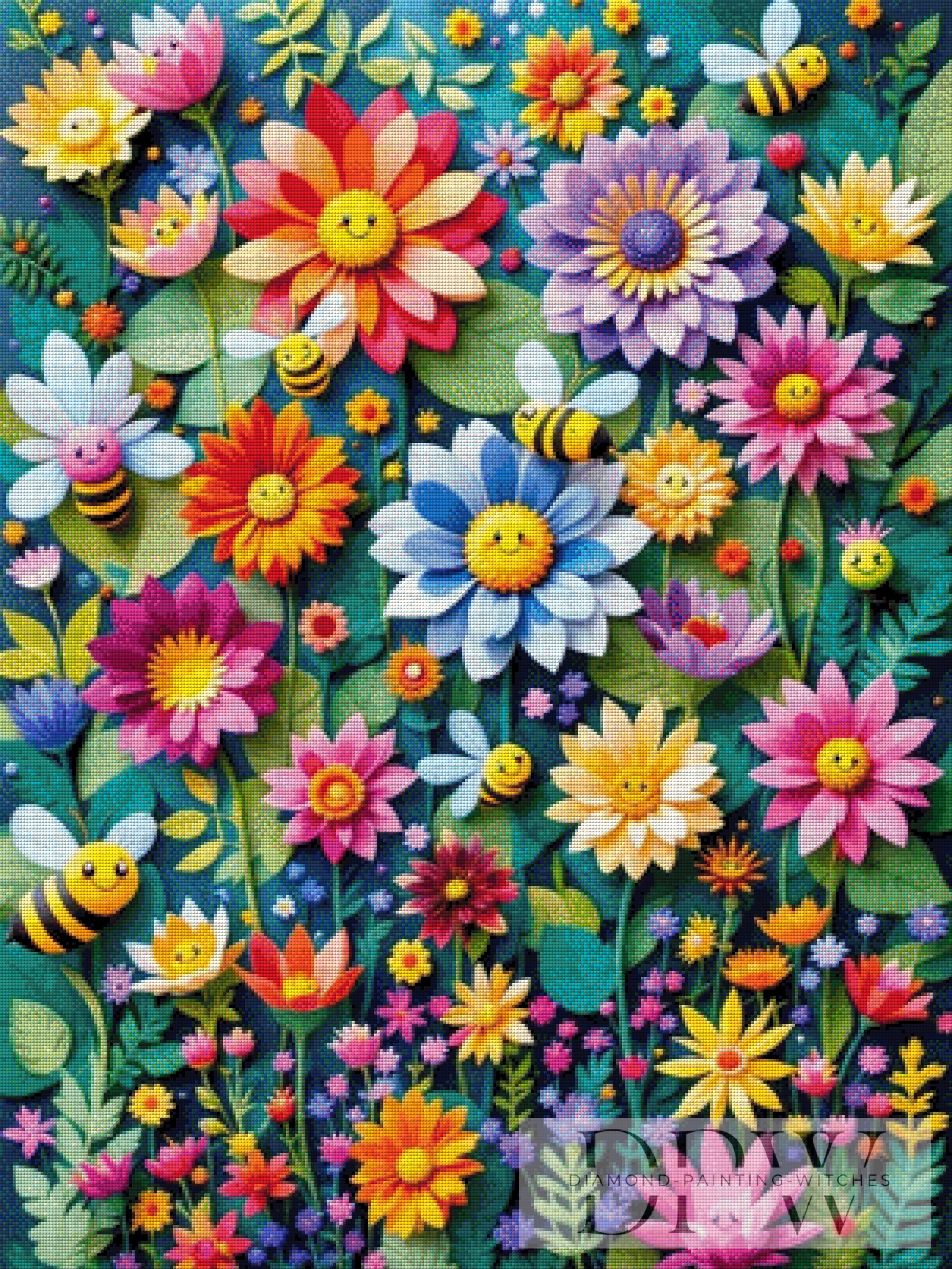 Bienchen & Blumen by QN mit 420 Farben