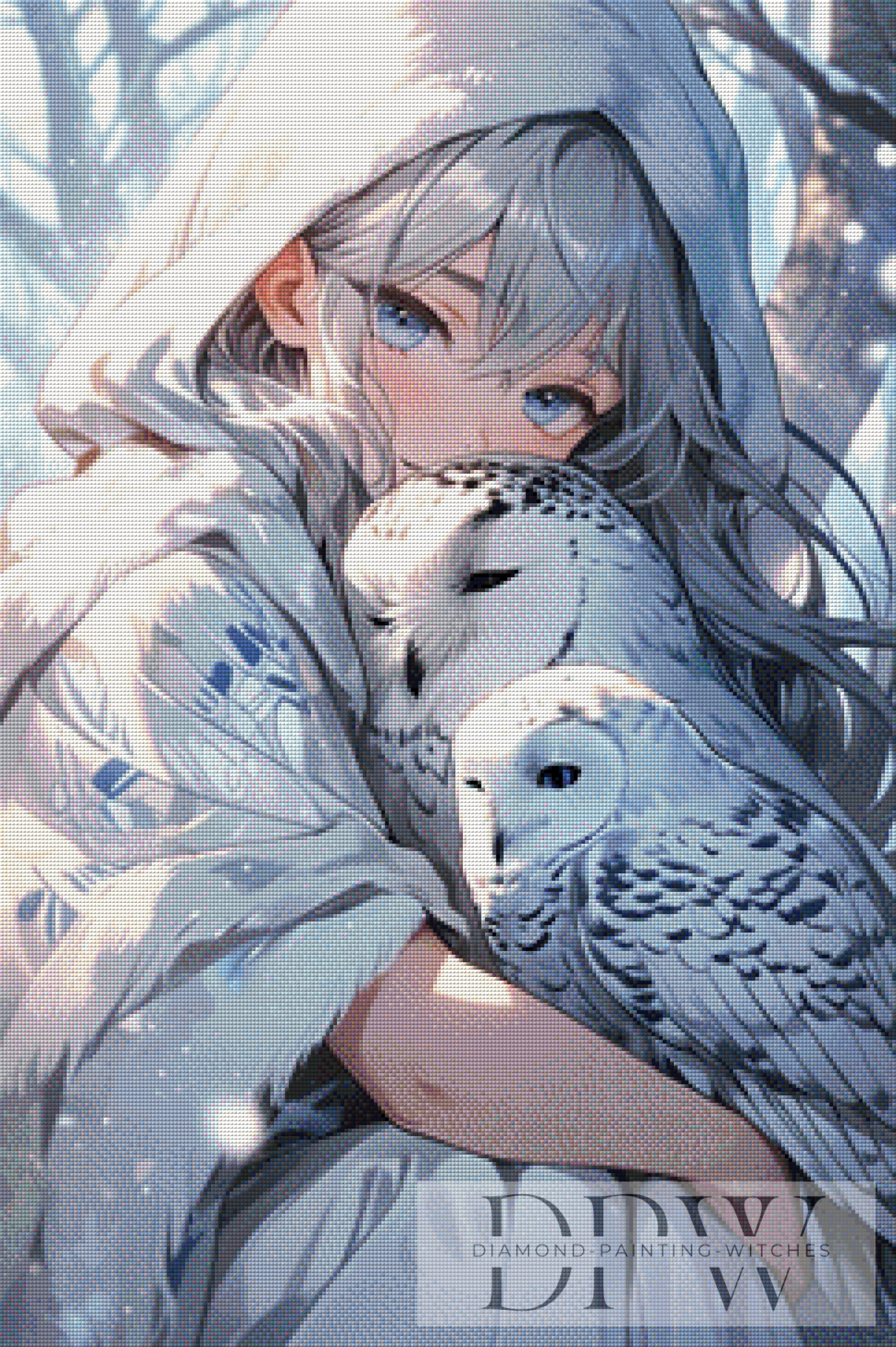 Schnee Eulen by CreatiVart mit 105 Farben