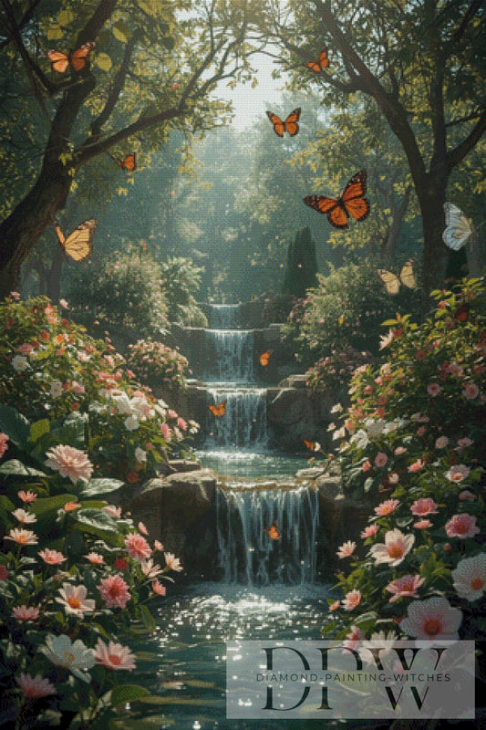Schmetterlingspark by CreatiVart 80x120cm mit 195 Farben DPW-2260
