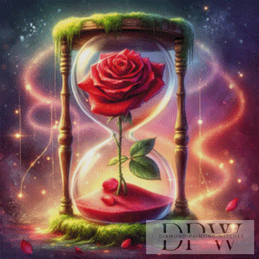 Magic Rose by CreatiVart 70x70cm mit 320 Farben DPW-2265
