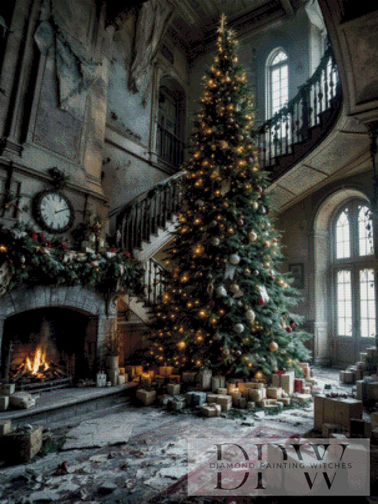 Lost Weihnachten by QN 75x100cm mit 155 Farben DPW-2310