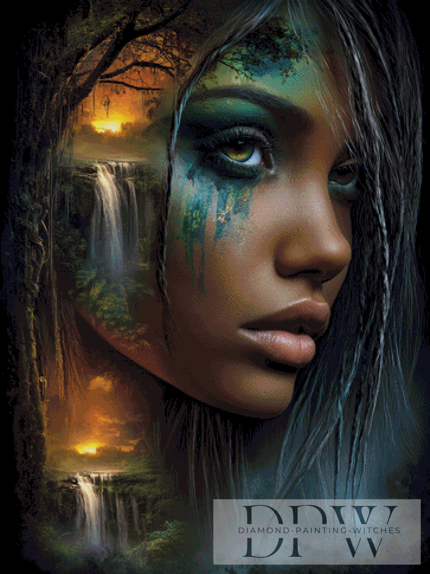 Niagara Thoughts by Artifey 90x120cm mit 185 Farben DPW-2325