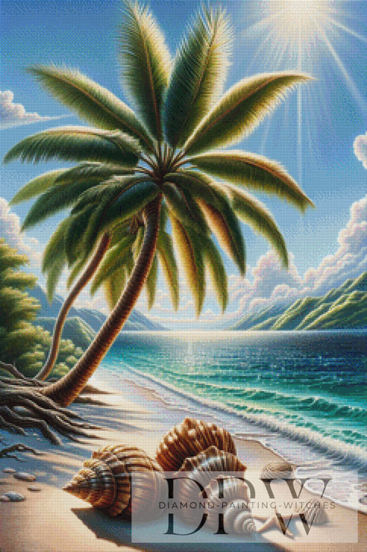 Palmenbucht by DIYnamite 60x90cm mit 250 Farben DPW-2328