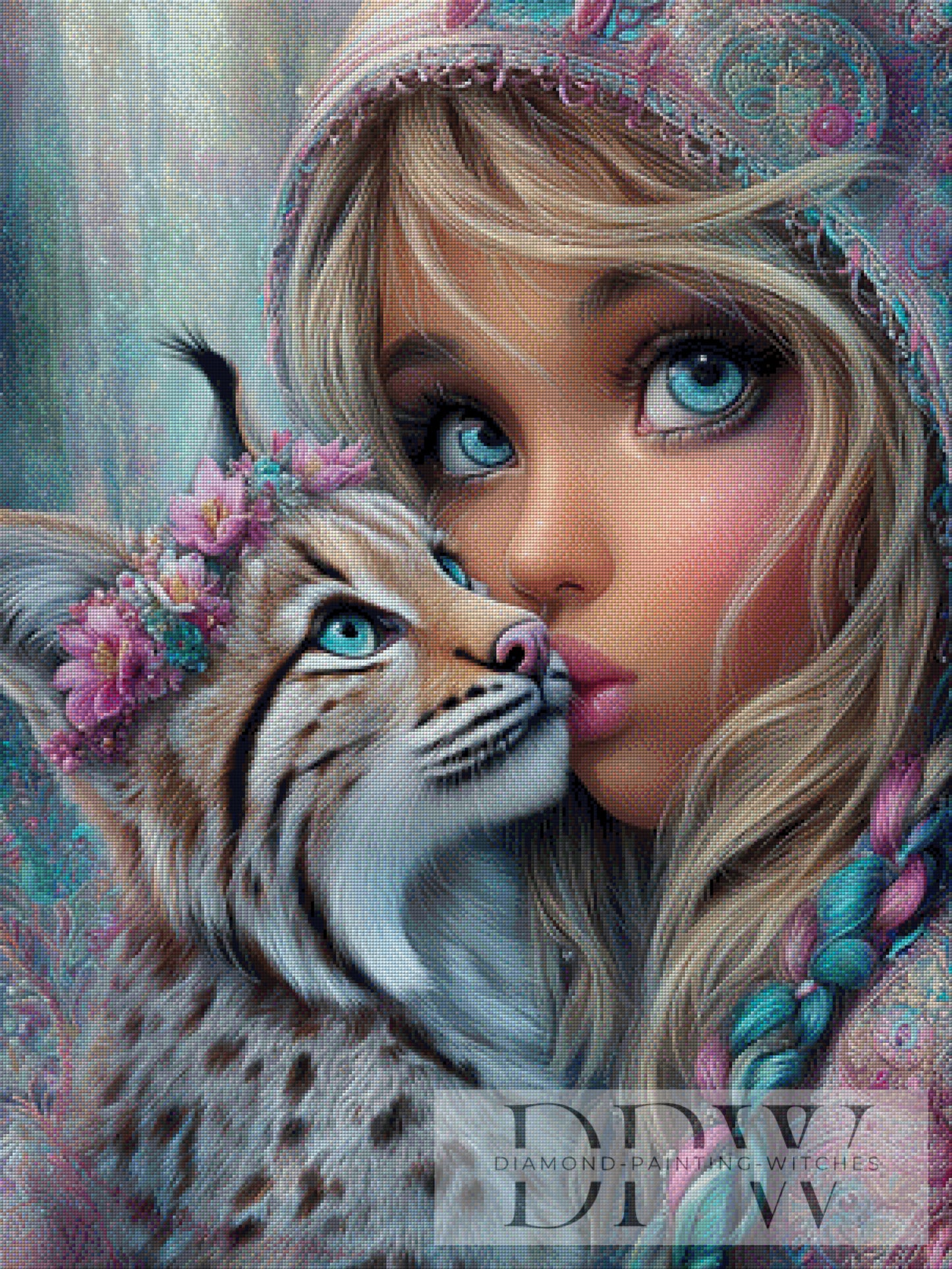 Jenny & Kira by Elly_A.I  75x100cm mit 200 Farben DPW-2342
