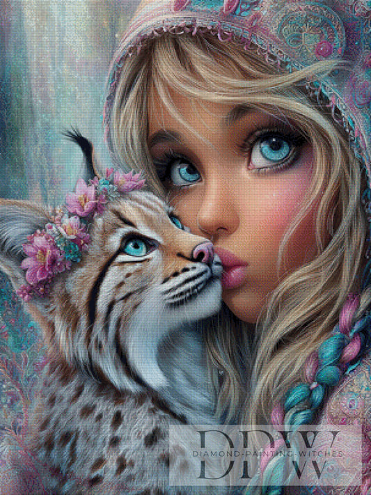 Jenny & Kira by Elly_A.I  75x100cm mit 200 Farben DPW-2342
