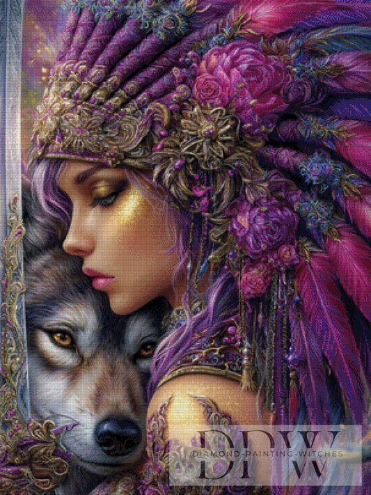 Kaya & Elu by Elly_A.I  75x100cm mit 210 Farben DPW-2355