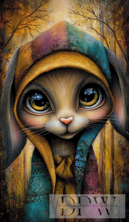 Hip Hop Hasi by Elly_A.I  70x120cm mit 240 Farben DPW-2359