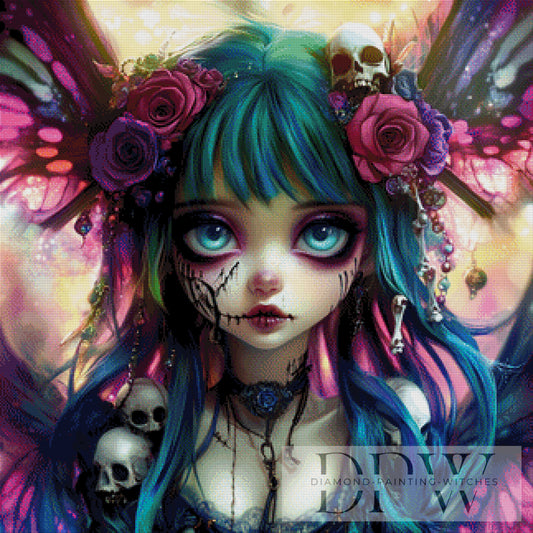 Miranda by Elly_A.I  80x80cm mit 340 Farben DPW-2362