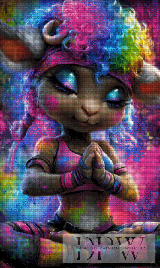Yoga by Elly_A.I  60x100cm mit 340 Farben DPW-2365