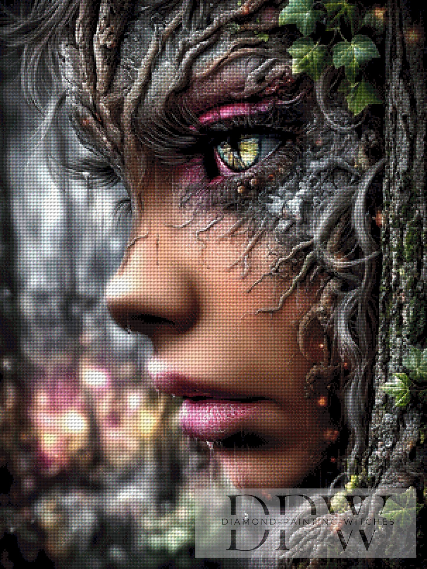 Nature Woman by Elly_A.I  75x100cm mit 220 Farben DPW-2370