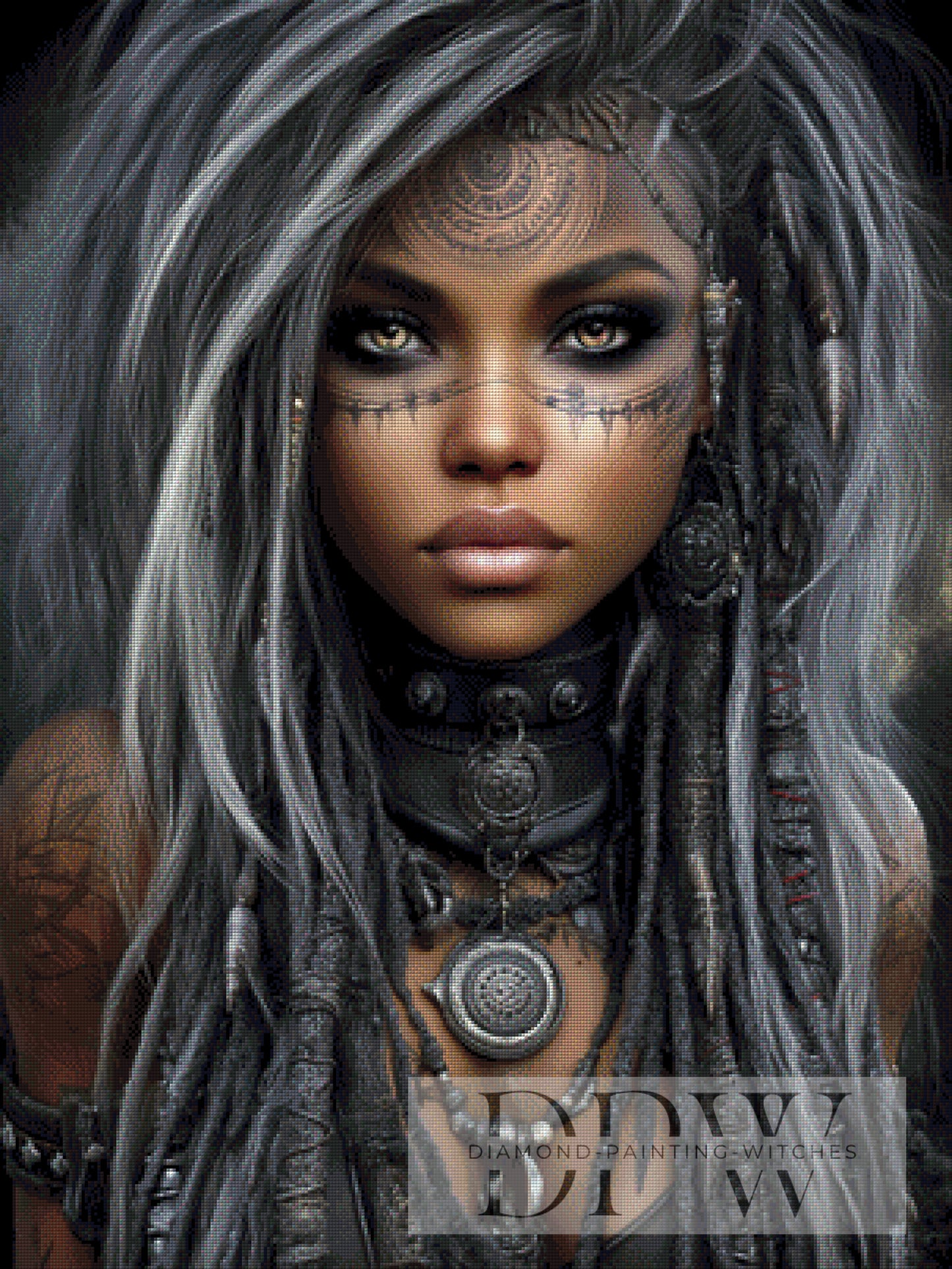 Wisdom by Elly_A.I. 75x100cm mit 110 Farben DPW-2378